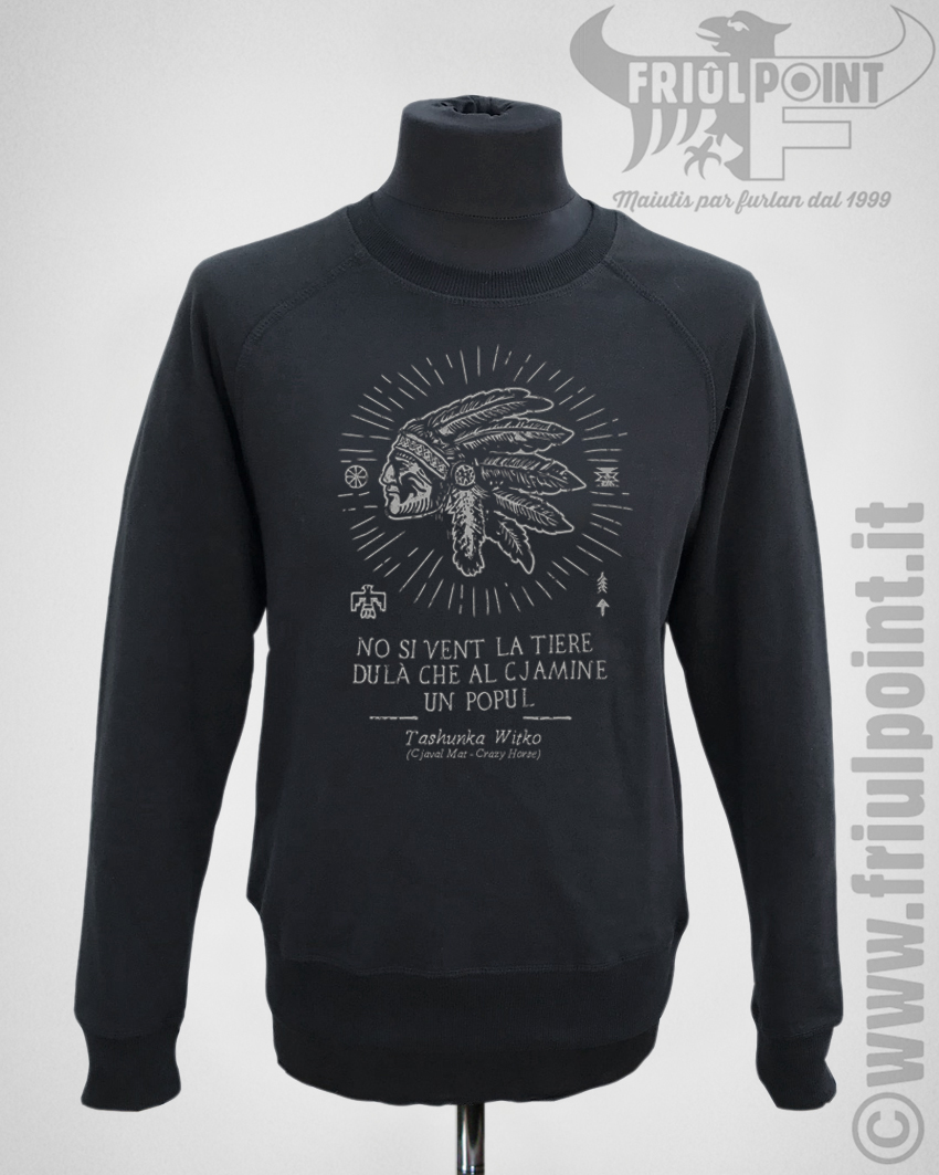 INDI21-Nero-NON-SI-VENDE-LA-TERRA-DOVE-CAMMINA-UN-POPOLO-CAVALLO-PAZZO-CRAZY-HORSE